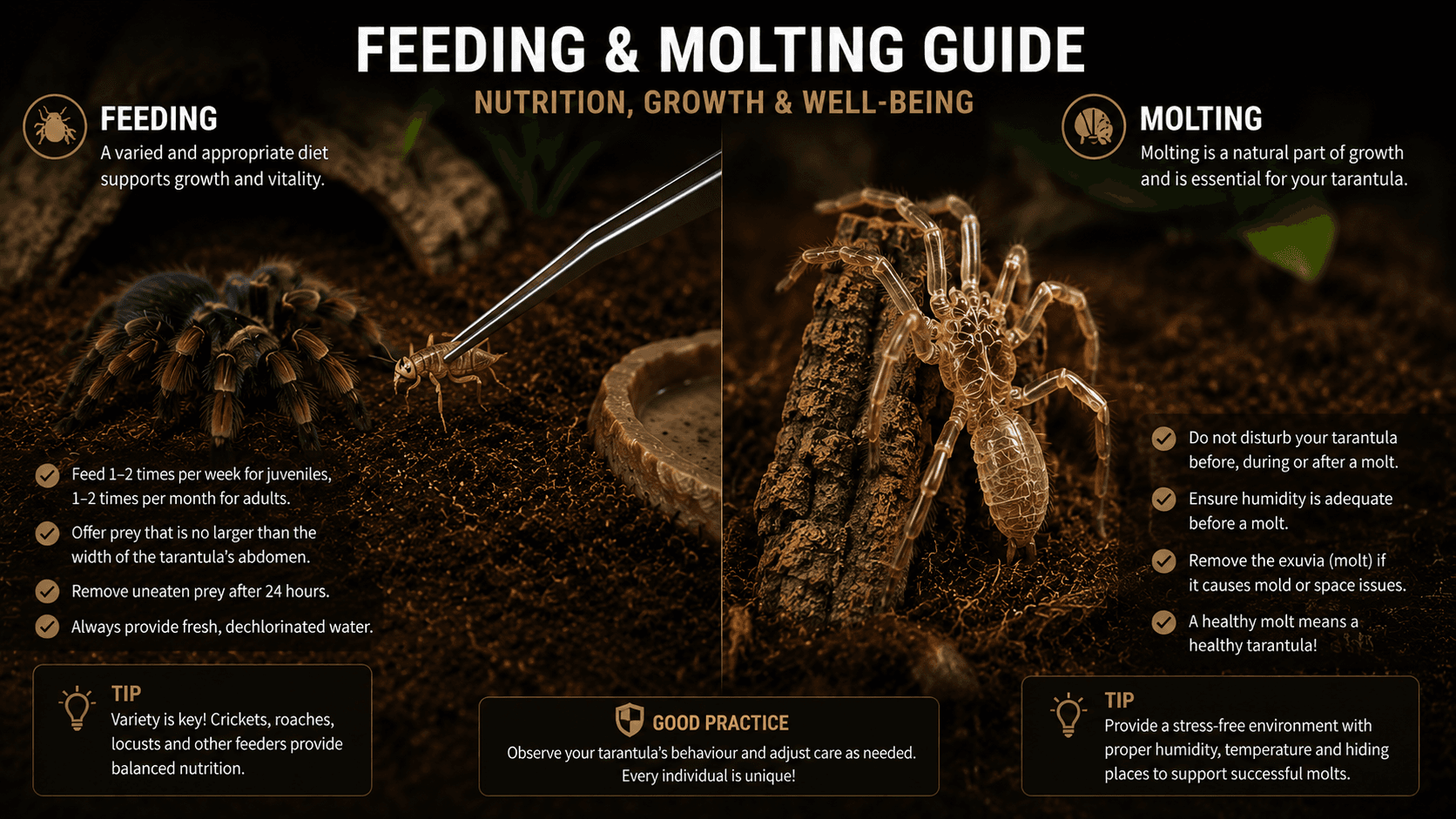 Feeding & the molt cycle